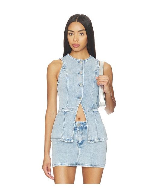 MORE TO COME Blue Maeve Top