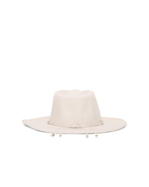 Nikki Beach White Luna Hat