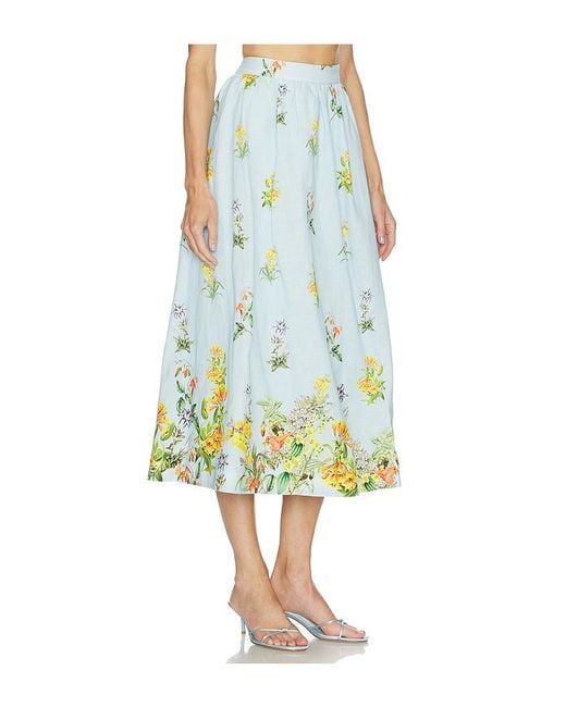 Hemant & Nandita Blue Skirt