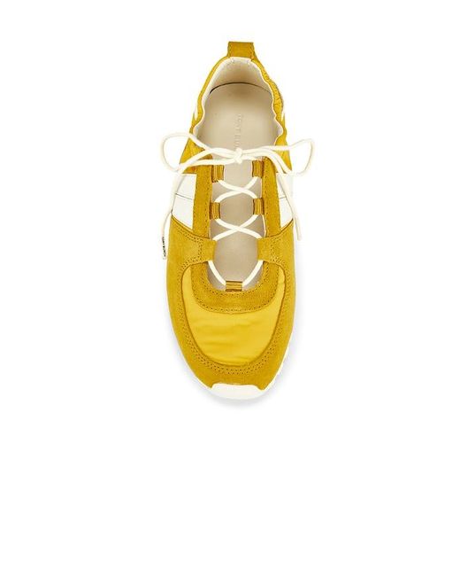 Tory Burch Yellow Hank Ballet Sneaker