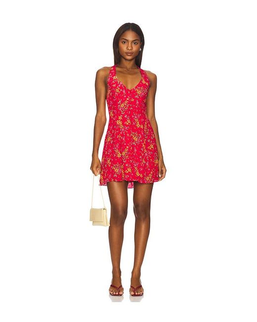 Lovers + Friends Romy ドレス Red