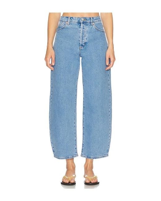 Rolla's Blue Gigi Barrel Jeans
