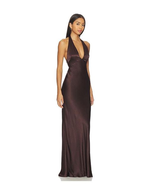 Bec & Bridge Brown X Revolve Frida Halter Dress