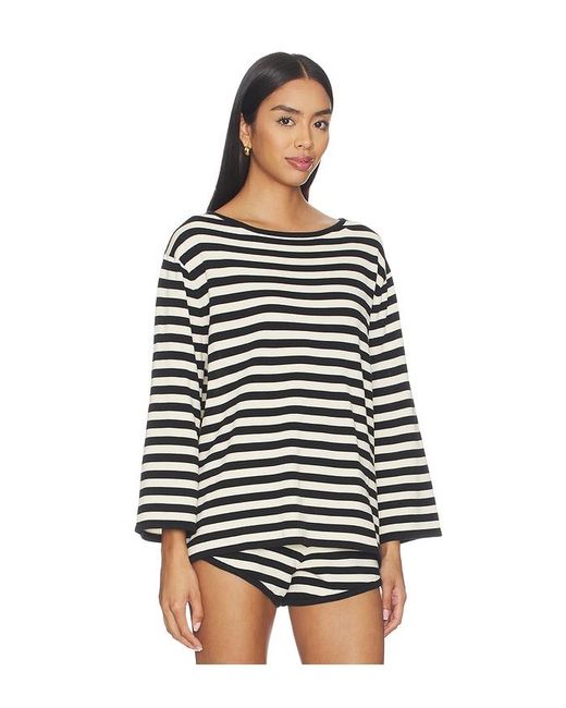 Posse Black Darcy Long Sleeve Top