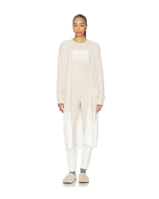 Barefoot Dreams White Wavy Pullover