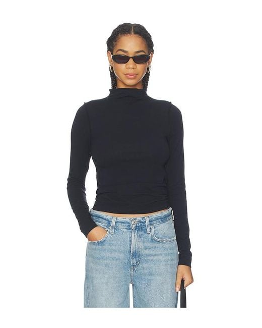 Free People Black X We The Free Kenzie Long Sleeve