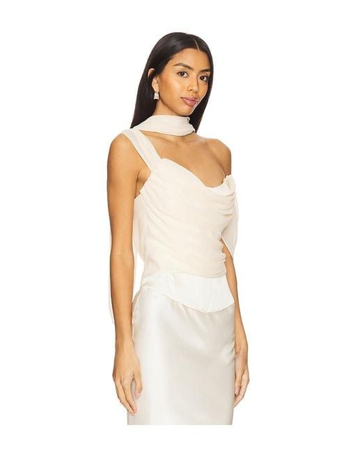 LPA Adara Corset Top in White Lyst UK