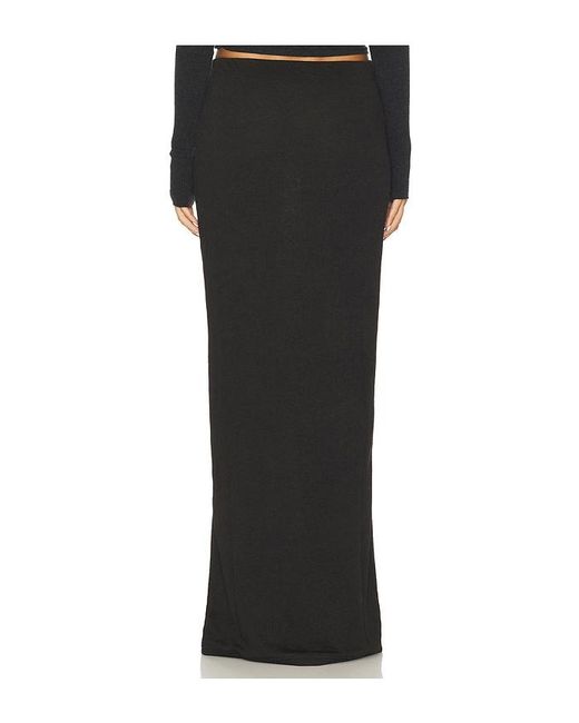 SNDY'S Black Tilde Maxi Skirt
