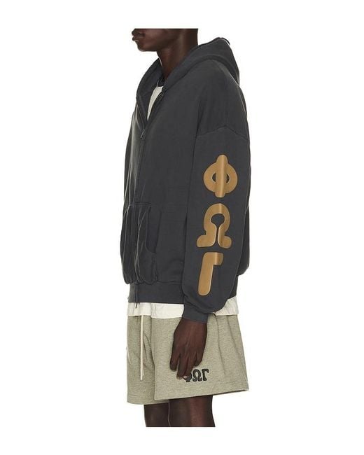 Fear Of God Blue 90's Zip-Up Hoodie for men