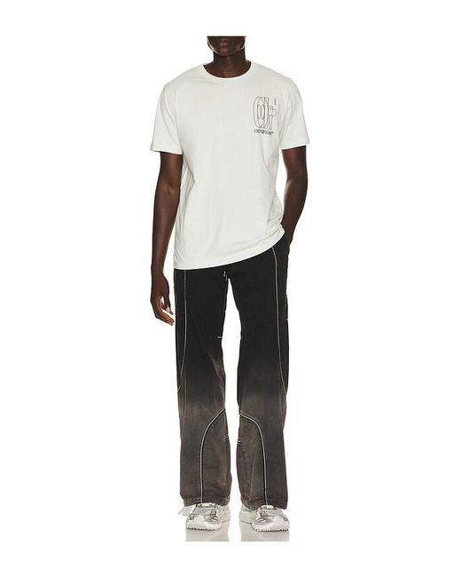Off-White c/o Virgil Abloh White Double Arrow Slim Tee for men