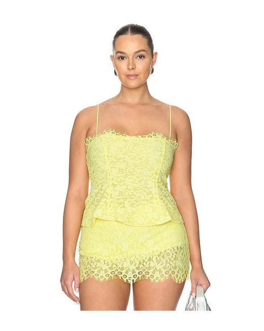 AFRM Yellow Ari Top