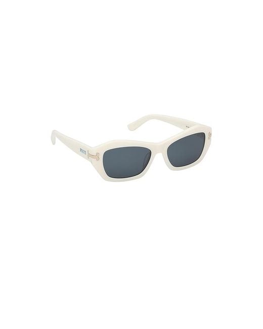 Emilio Pucci Blue Geometric Sunglasses