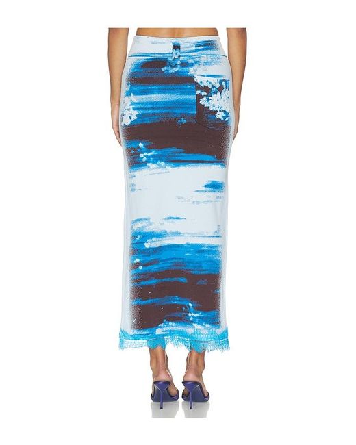 Ph5 Blue Lily Midi Skirt