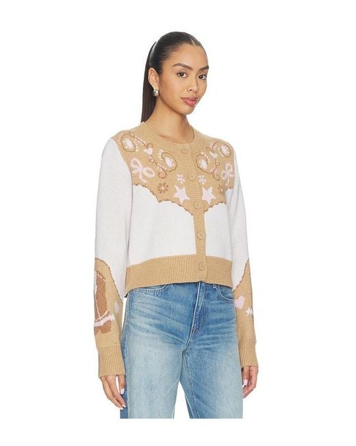 LoveShackFancy Blue Leyah Cardigan