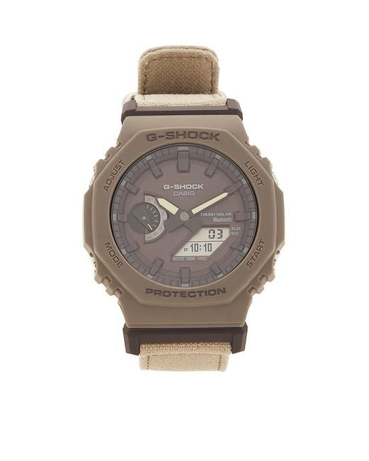 G-Shock Brown True Cotton And Food Textile Series Watch for men