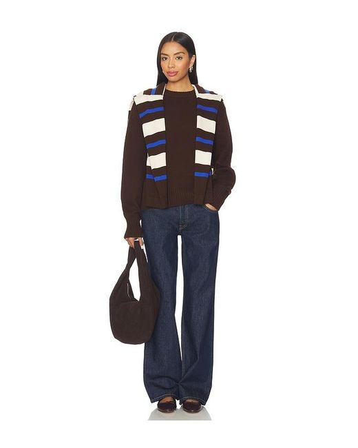 ALIGNE Brown Pullover Mit Rundhalsausschnitt Dion