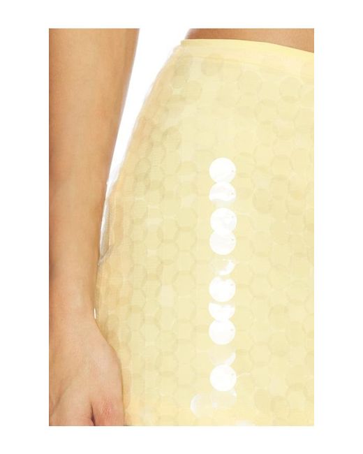 SNDY'S Natural Calena Micro Mini Skirt