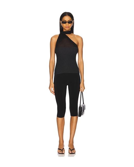 With Jean Black Larissa Top