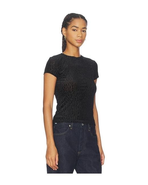 PAIGE Black Eisa Tee