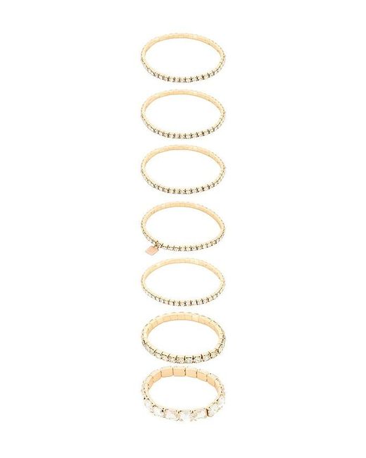 DANNIJO White Valentina Bracelet Set