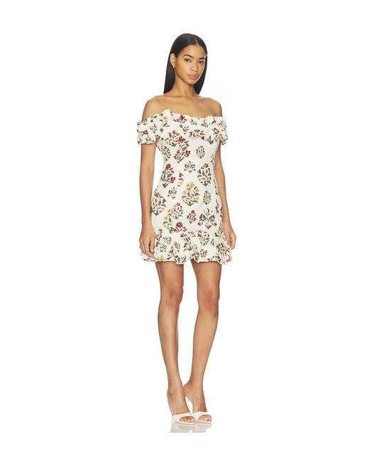 Agua Bendita White Jardin Mini Dress