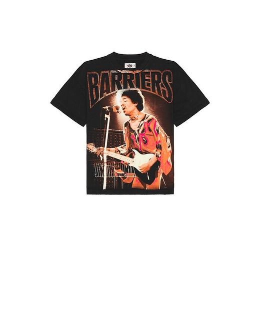 Barriers Worldwide Black X Jimi Hendrix Soul Brother Tee for men