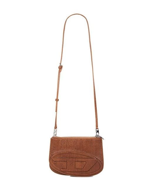 DIESEL Brown Twin Shoulder Bag