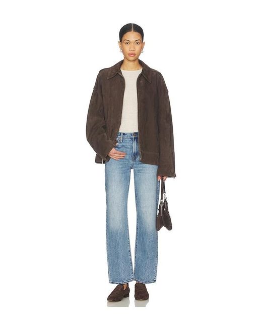 Pistola Blue Lexi Mid Rise Bowed Straight Jeans