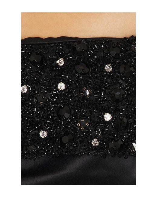 Lovers + Friends Black Audrey Embellished Mini Dress