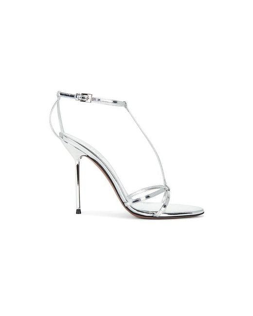 Paris Texas White Lidia T-Strap Sandal