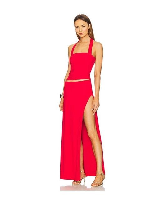 superdown Red Normi Skirt Set