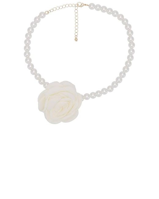 Lovers + Friends White Zosia Necklace