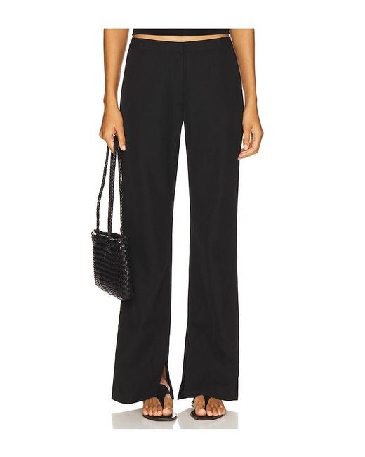 St. Agni Black St Agni 90S Split Leg Pants