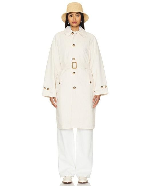 Polo Ralph Lauren White Balmacaan Coat