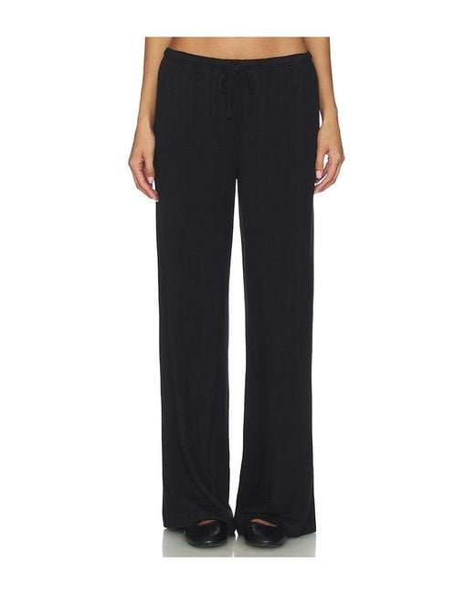 Eberjey Black Cozy Time Pant