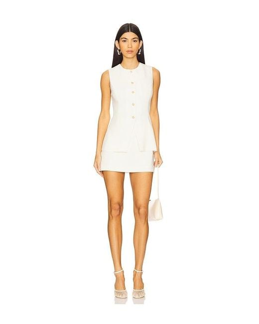 Astr White Dilone Dress