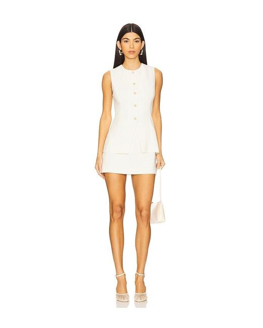 Astr White Minikleid Dress