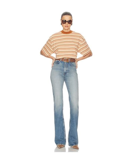 Helsa Blue The Boxy Tee