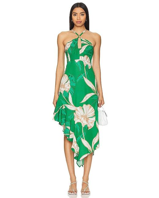 MISA Los Angles Green Valeria Dress