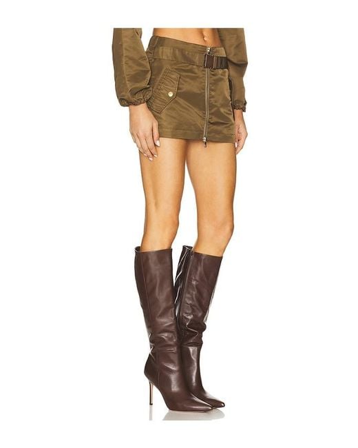 Hudson Black X Brooks Nader Grace Ann Micreaux Mini Skirt