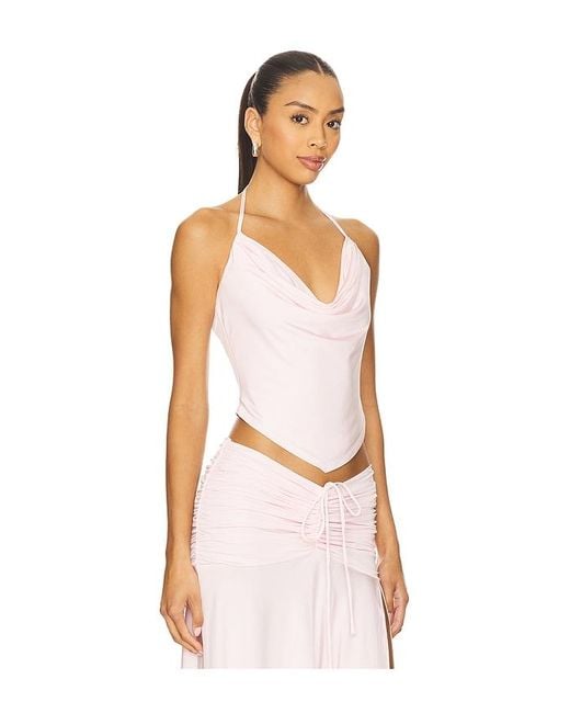 Lovers + Friends Pink Surya Top
