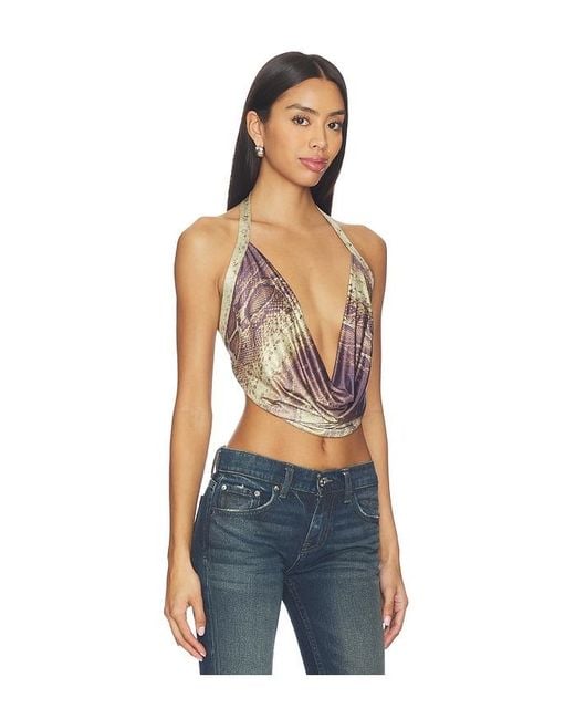 I.AM.GIA Blue Sasha Top