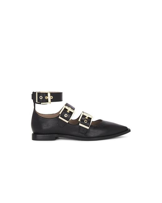 AllSaints Black Susan Buckle Mary Jane