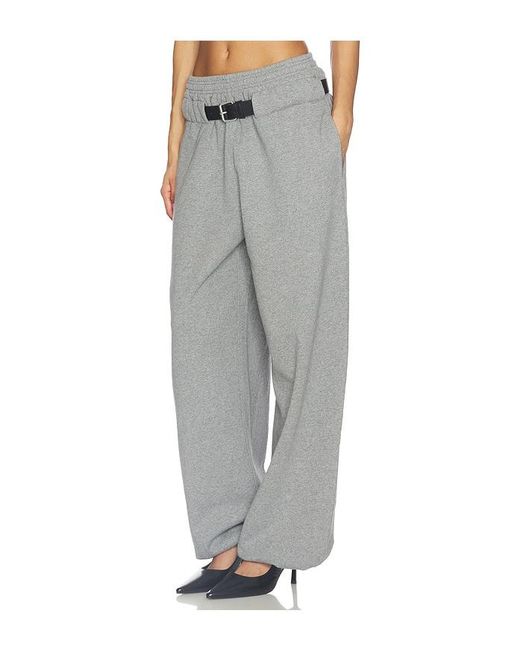 Alexander Wang Gray Belted Sweatpant