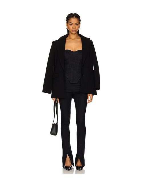 Lovers + Friends Black Madi Top