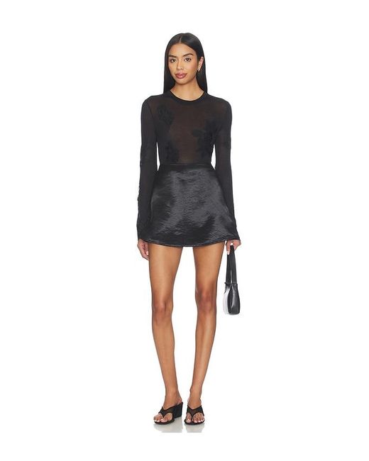 OperaSPORT Black Ellis Mini Skirt