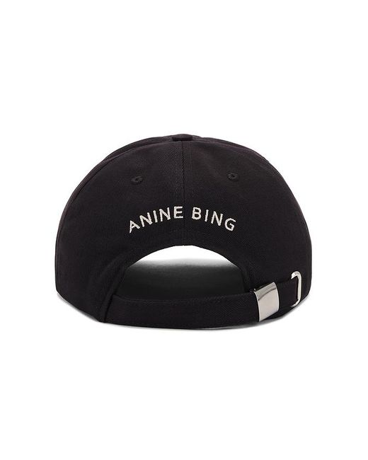 Anine Bing Black BASE-CAP JEREMY