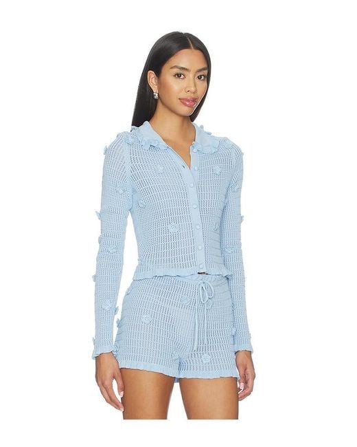 Stone Cold Fox Blue X Revolve Allayia Floral Cardigan