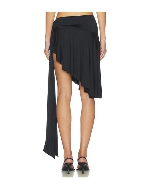 Lioness Black Safari Midi Skirt