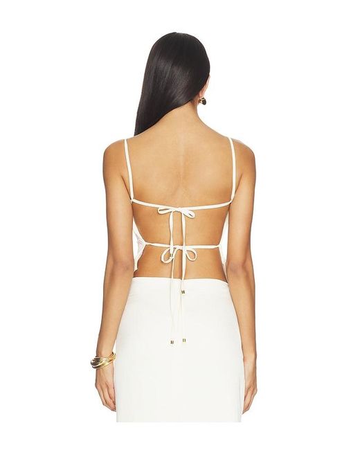 NonChalant Label White Elvina Top